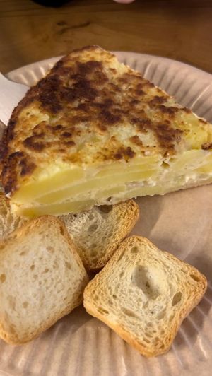 Tortilla at La Regina Restaurante in Madrid