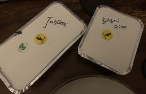 Great allergen labelling!  at Namaste Village Cambridge in Cambridge