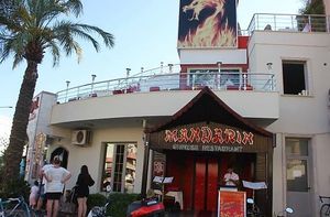 Outer entrance at The Mandarin Restaurant in Marmaris