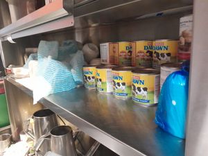 Canned milk at Kang Su Vegetarian 康素 - Orchard in Central Singapore