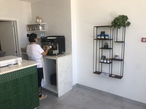 Helena at work   at All Things Dough in Lagos