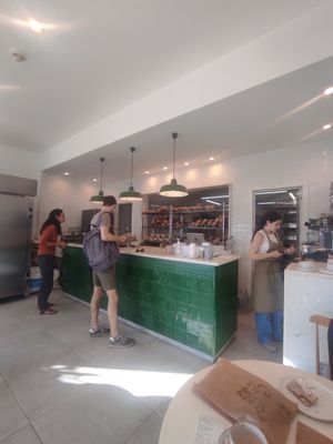The bakery at All Things Dough in Lagos