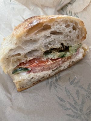 Tahini sandwich of the dayy  at All Things Dough in Lagos