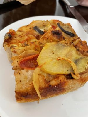 Masala focaccia   at All Things Dough in Lagos