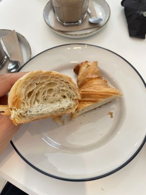  croissant with cream cheese  at All Things Dough in Lagos