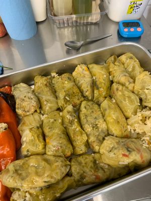 One of our dishes. Changes regularly  at All Things Dough in Lagos