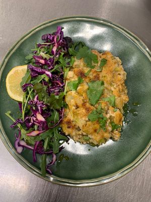 One of our lunch dishes: changes regularly at All Things Dough in Lagos