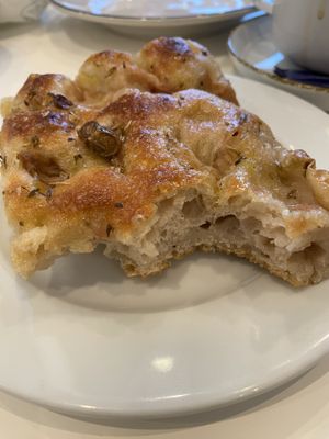 Fresh focaccia   at All Things Dough in Lagos