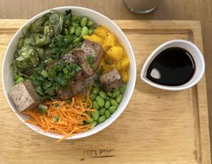 Prato vegano   at Let's Poke in Sao Paulo