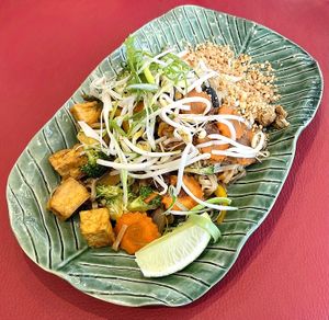 Vegan Pad Thai  at Tuk Tuk Thai Cafe in Cannes