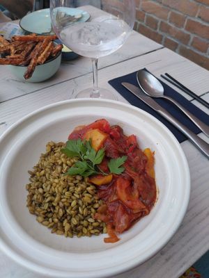 Vegan tajine at Restaurant Oost in Roosendaal