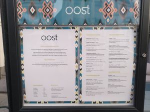 Menu at Restaurant Oost in Roosendaal