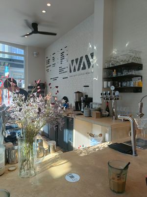 Inside at WAY Plant Based Bake House in Ghent