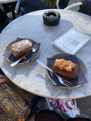Lemon cake, carrot cake  at WAY Plant Based Bake House in Ghent
