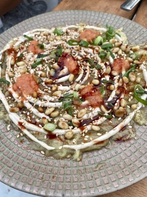 Aubergine carpaccio   at MazzelTov! in Roosendaal