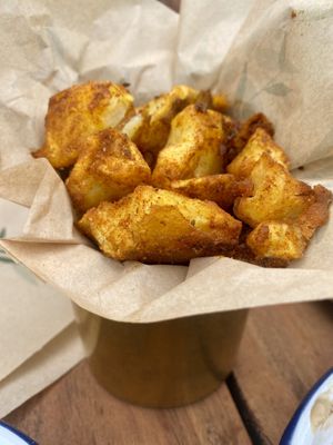 Fried paprika potatoes  at MazzelTov! in Roosendaal