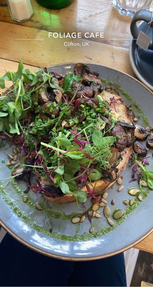   at Foliage Cafe in Bristol