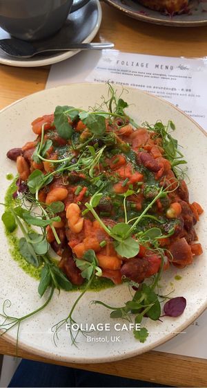   at Foliage Cafe in Bristol