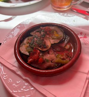 Vegan tumbet (Mallorcan casserole) - delicious !!  at Coto in Mallorca