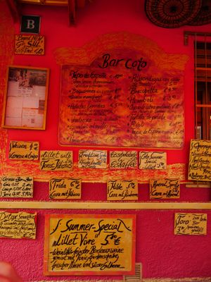 Drinks  at Coto in Mallorca