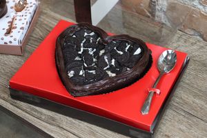 Ovo em formato de Coração para a Páscoa at MilaVeg Lanches in Porto Alegre