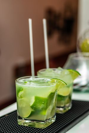 Caipirinhas at MilaVeg Lanches in Porto Alegre