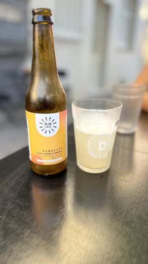 Kombucha  at MilaVeg Lanches in Porto Alegre