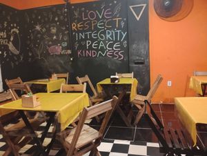 Live music sometimes at MilaVeg Lanches in Porto Alegre