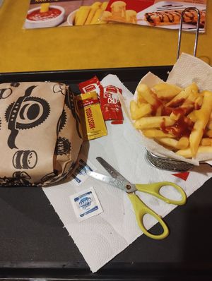 Seitan hamburger delit at MilaVeg Lanches in Porto Alegre