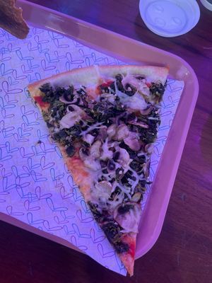   at Luv Pizza in New York City