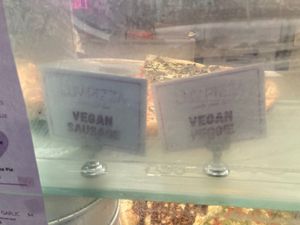 Vegan slices at Luv Pizza in New York City