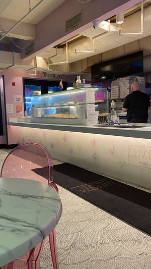 Ordering spot  at Luv Pizza in New York City