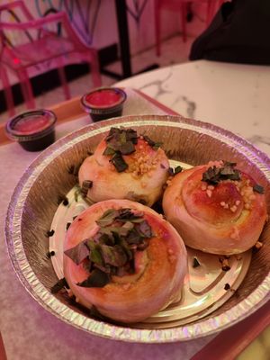 Vegan Luv Knots at Luv Pizza in New York City