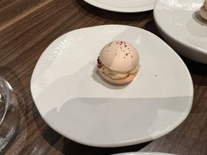 Vegan amuse-bouche   at Flya Restaurant in Corfu