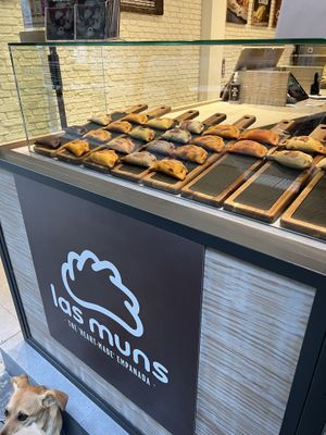 The have three vegan options one of them is sweet   at Las Muns in Bilbao