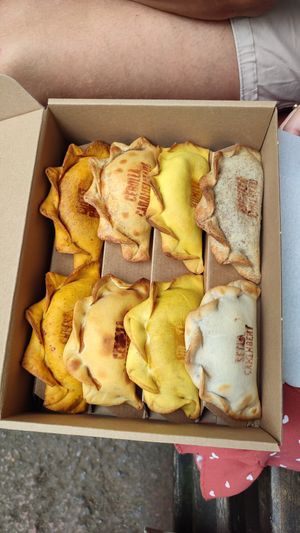 We combined 8 (both vegan and non-vegan) 'muns'. at Las Muns in Bilbao