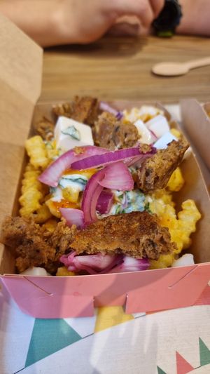 Junk fries at VeggyGO in Aachen