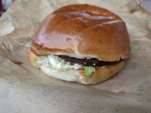 BBQ burger at VeggyGO in Aachen