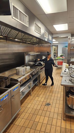 The Master chef herself.  Michelle at Empire Jamaica Fusion in Poughkeepsie