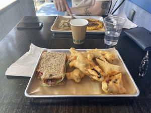   at Taos Cafe in Taos