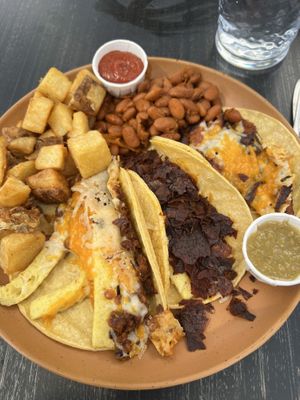 Breakfast Tacos  at Taos Cafe in Taos