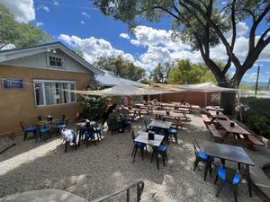 Outdoor Seating  at Taos Cafe in Taos