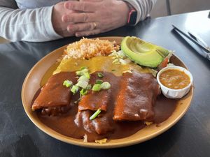 Enchiladas   at Taos Cafe in Taos