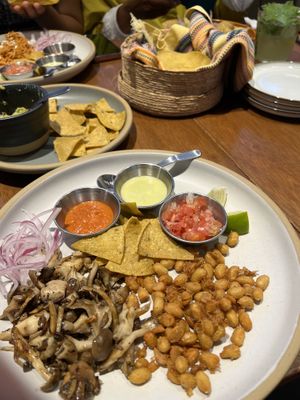 Build your taco with mushrooms and tempeh    at Kitade Shokudo in Tokyo