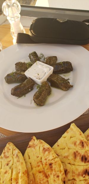 Dolmades - good :) at Aris Restaurant in Santorini