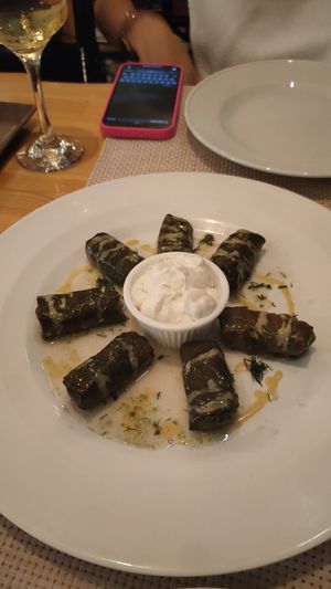  at Aris Restaurant in Santorini