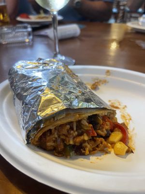 Vegan beyond mince burrito   at Ubuntu Lounge Bar - Maybe closed in Skiathos