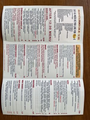 Menu  at Ubuntu Lounge Bar - Maybe closed in Skiathos