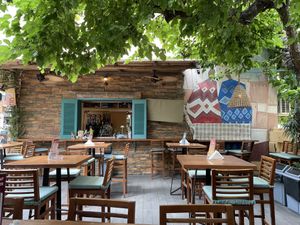 Courtyard  at Ubuntu Lounge Bar - Maybe closed in Skiathos