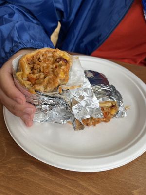 Burrito with Beyond Mince   at Ubuntu Lounge Bar - Maybe closed in Skiathos